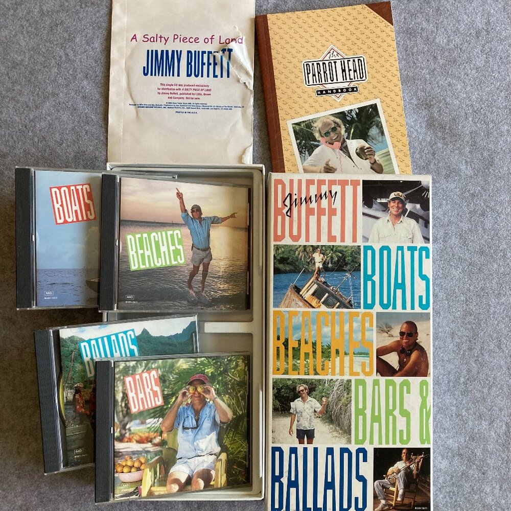 Rare Jimmy Buffet 'Boats, Beaches, Bars & Ballads' CD  boxed collection